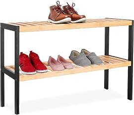 Relaxdays Schuhregal, HxBxT: 33 x 70 x 26 cm,