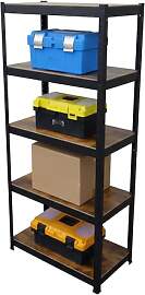 Relaxdays Schwerlastregal, HBT 168x80x40 cm, 350