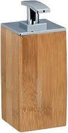 relaxdays Seifenspender 10020546_0 braun Bambus