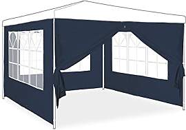 Relaxdays Seitenwand für Pavillon 4er Set, 2x3m,