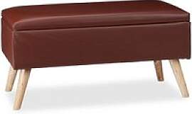 relaxdays Sitztruhe 10025734_93 braun Holz 80,0 cm
