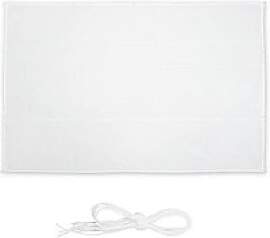 relaxdays Sonnensegel rechteckig weiß 2,5 x 3,5 m