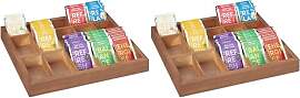 Relaxdays Sortierbox Holz, 15 Fächer, HxBxT: