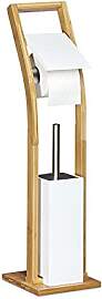 Relaxdays Stand WC Garnitur Holz HBT 75 x 19 x 19