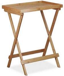 relaxdays Tablett braun rechteckig 50,0 x 38,5 cm