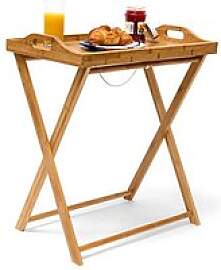 relaxdays Tablett braun rechteckig 55,0 x 35,0 cm