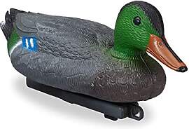 Relaxdays Teichente, schwimmender Erpel, Lockente