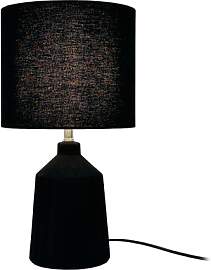 Relaxdays Tischlampe, gemusterter Keramikfuß,