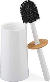 Relaxdays Toilettenbürste, mit Behälter,