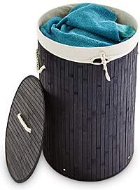 Relaxdays Wäschekorb Bambus, faltbare
