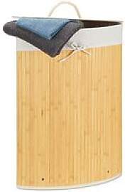 relaxdays Wäschekorb beige, 1 St.