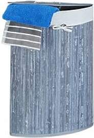 relaxdays Wäschekorb grau, 1 St.