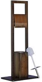relaxdays WC-Garnitur braun Holz, 1 St.