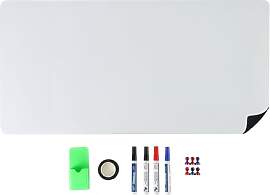 Relaxdays Whiteboard Folie, H x B: 40 x 80 cm, 4