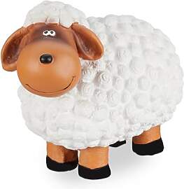 Relaxdays XXL Gartenfigur Schaf, Tierfigur,