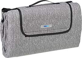 Relaxdays XXL Picknickdecke, 200x200 cm, Fleece
