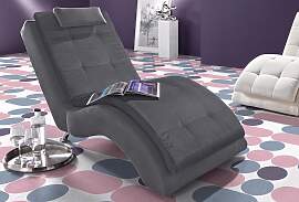 Relaxliege HOME AFFAIRE "Vengo 2", grau, 