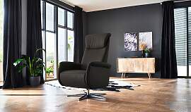 Relaxsessel HOME AFFAIRE "Cartore Chromfuß,