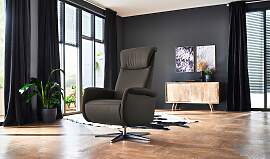 Relaxsessel HOME AFFAIRE "Cartore Chromfuß,