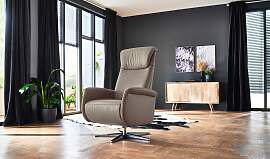 Relaxsessel HOME AFFAIRE "Cartore Chromfuß,