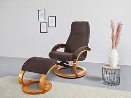 Relaxsessel HOME AFFAIRE "mit Hocker PARIS -