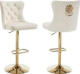 Relbiety Barhocker 2er Set Höhenverstellbar
