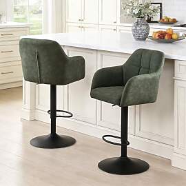 Relbiety Barhocker 2er Set Höhenverstellbar mit