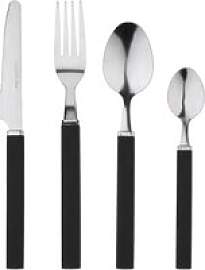 RENBERG Besteckset FUNNY BLACK schwarz Edelstahl