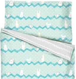 Renforcé-Bettwäsche Maus & Hase