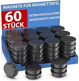 REORDA® Magnete für Magnettafel stark - 60x für 