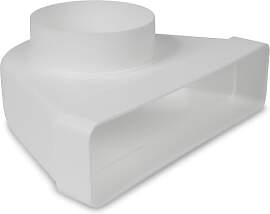 Repa Market 90° Grad 220 x 55 mm auf Ø100 mm