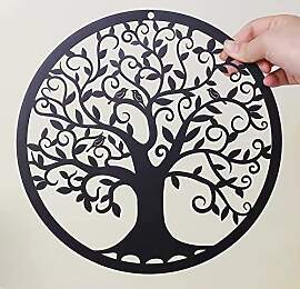 RESACO Baum des Lebens Wandkunst Metallbaum Leben
