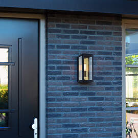 Residence Wandleuchte Schwarz/Messing