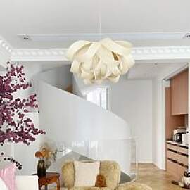 Restaurant Holzblumen LED-Pendelleuchten im