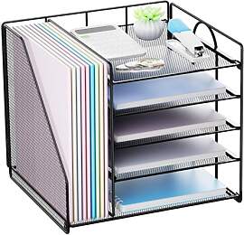 Restorgan Schreibtisch Organizer mit Aktenhalter,