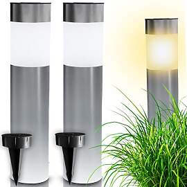Retoo 2 Stück LED AußenWegelampe 27 cm,