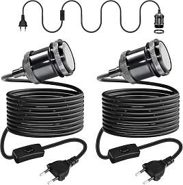 Retro Messing Pendelleuchte Kit mit Schalter in