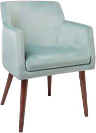 Retro Polsterstuhl mit Armlehnen SOFIA