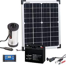 revolt Solarpanel mit Speicher: Solarpanel (20 W)