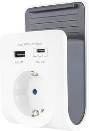 REV USB Ladegerät - Steckdosenadapter mit