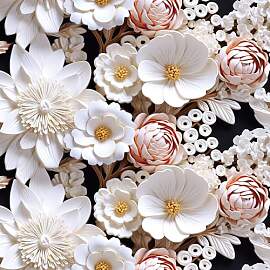 ReWallpaper Tapete Selbstklebend Blumen Vintage