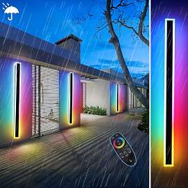 RGB Außenwandleuchten LED Wandleuchte Aussen