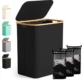 Ribelli Groß Wäschekorb 141 Liter, Faltbarer