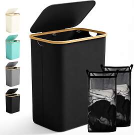 Ribelli Groß Wäschekorb 156 Liter, Faltbarer