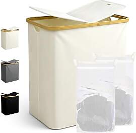 Ribelli Wäschekorb 104 Liter, Faltbarer