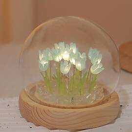 Richaa Blau(20 Blumen)Tulpen Lampe Tulpen