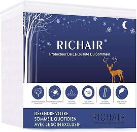 RICHAIR Wasserdichter Matratzenschoner 200x200cm