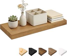 RICHER HOUSE Eiche Wandregale, 60 x 23,5 x 3,8 cm