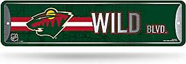 Rico Industries NHL Hockey Minnesota Wild Metal