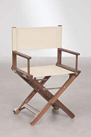 Ridley Klappbarer Regiestuhl Aus Akazienholz Beige 